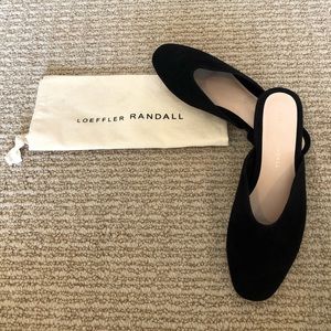 Loeffler Randall Black Mules NWT